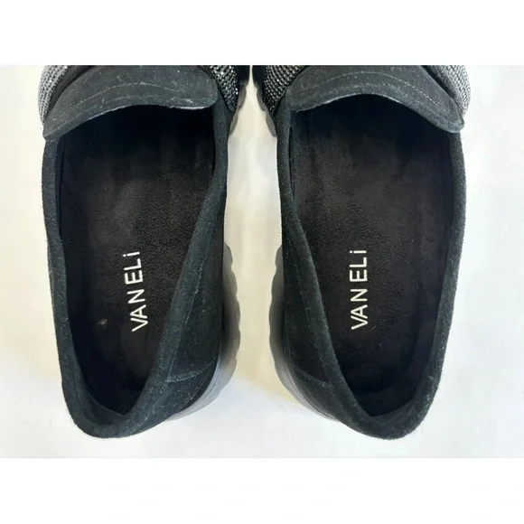 Vaneli Loafers Suede With Glittering Band Band 10 NWOT - Picture 6 of 8
